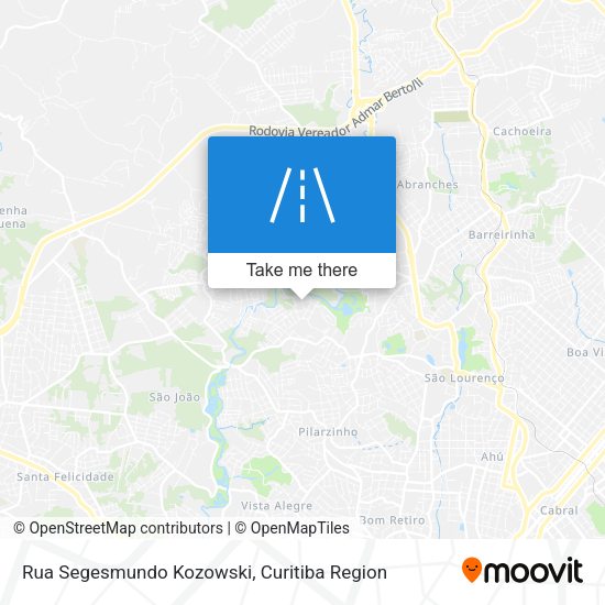 Rua Segesmundo Kozowski map