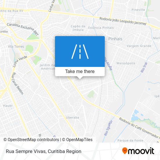 Rua Sempre Vivas map