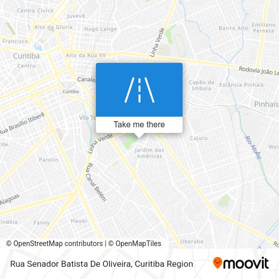 Rua Senador Batista De Oliveira map