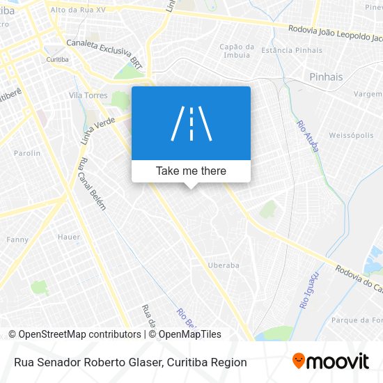 Rua Senador Roberto Glaser map