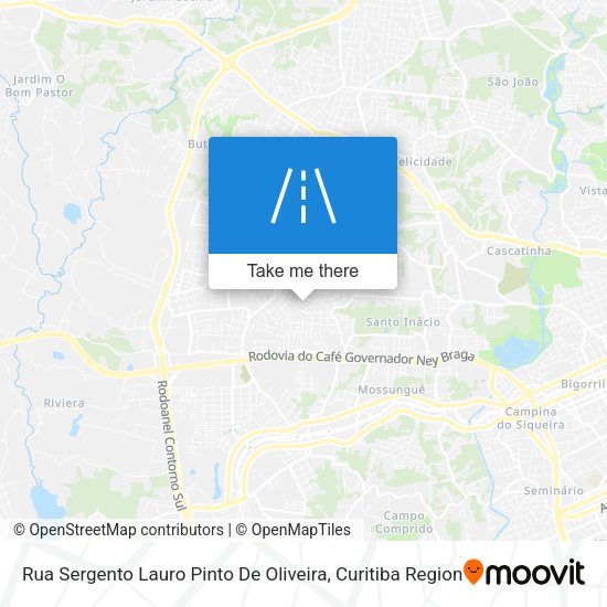 Rua Sergento Lauro Pinto De Oliveira map