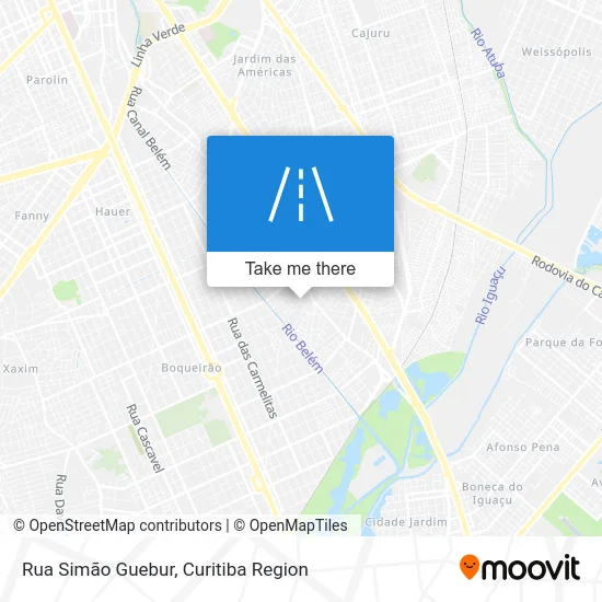 Rua Simão Guebur map