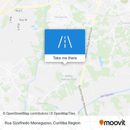 Rua Sizefredo Menegusso map