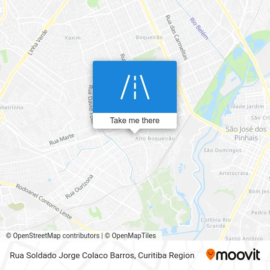Rua Soldado Jorge Colaco Barros map