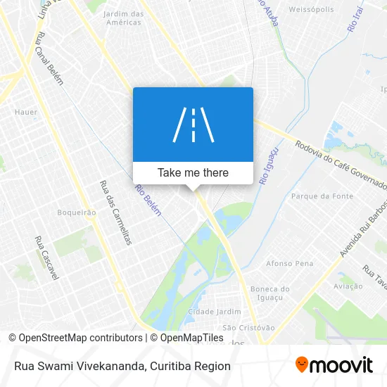 Rua Swami Vivekananda map