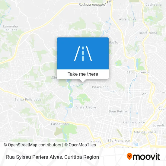 Rua Sylseu Periera Alves map