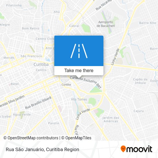 Rua São Januário map