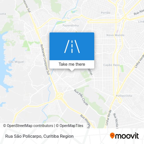 Rua São Policarpo map
