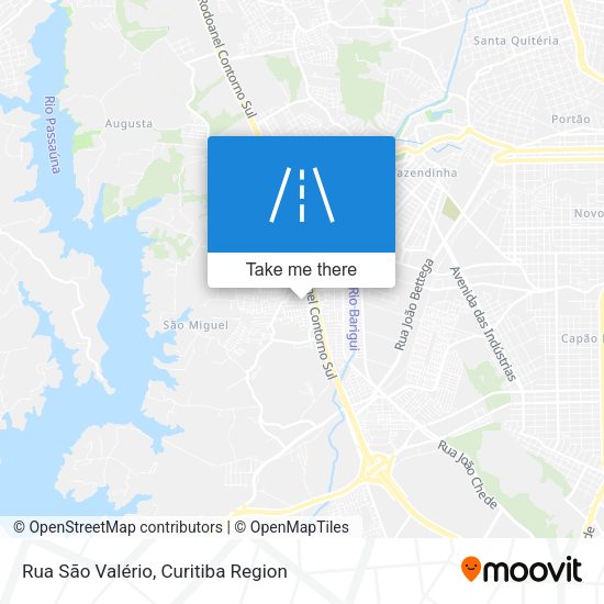 Rua São Valério map