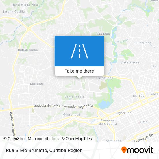 Rua Sílvio Brunatto map