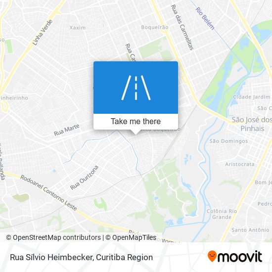 Rua Sílvio Heimbecker map