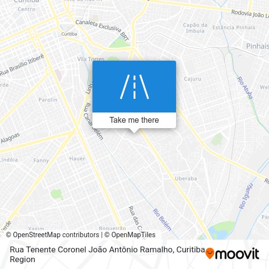 Rua Tenente Coronel João Antônio Ramalho map