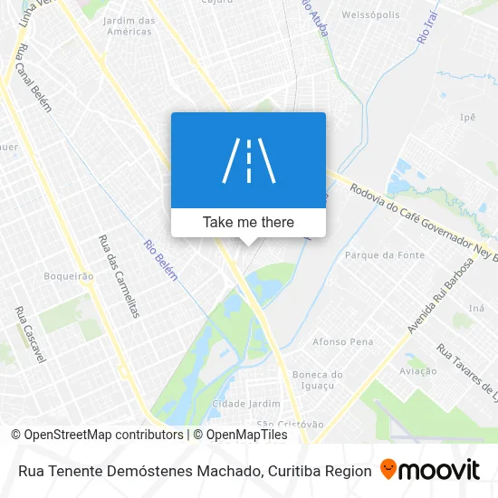 Rua Tenente Demóstenes Machado map
