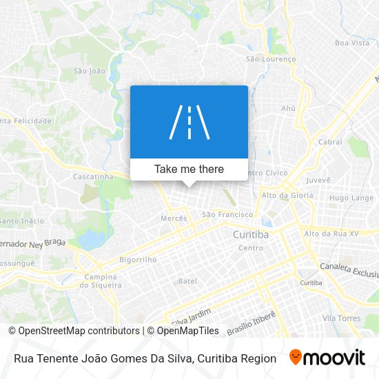 Rua Tenente João Gomes Da Silva map