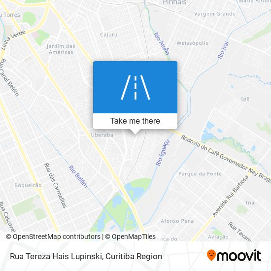 Rua Tereza Hais Lupinski map