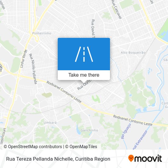 Rua Tereza Pellanda Nichelle map