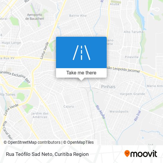 Rua Teófilo Sad Neto map