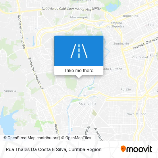 Rua Thales Da Costa E Silva map