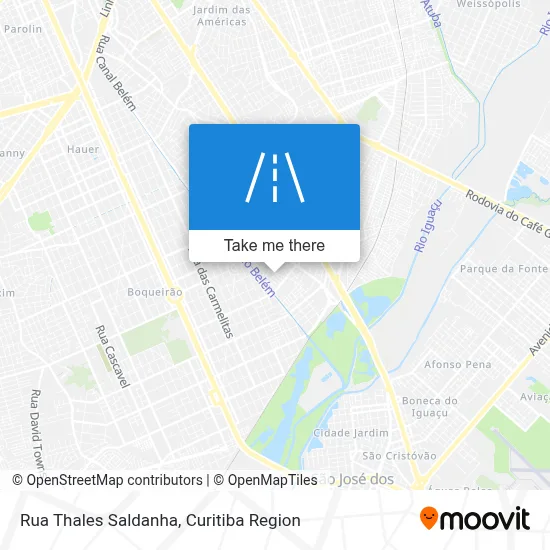 Rua Thales Saldanha map