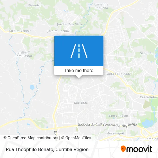 Rua Theophilo Benato map