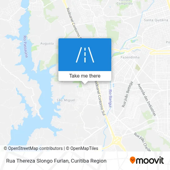 Rua Thereza Slongo Furlan map