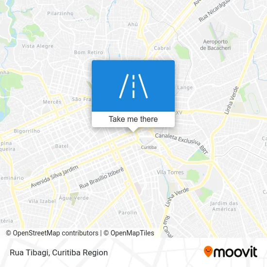 Rua Tibagi map
