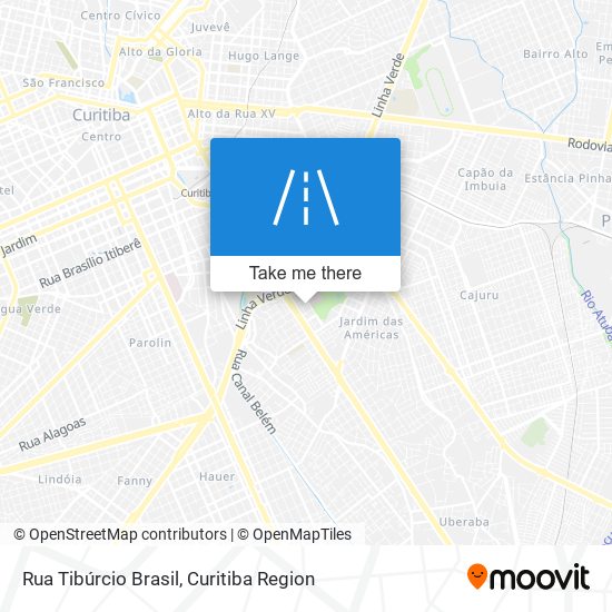 Rua Tibúrcio Brasil map