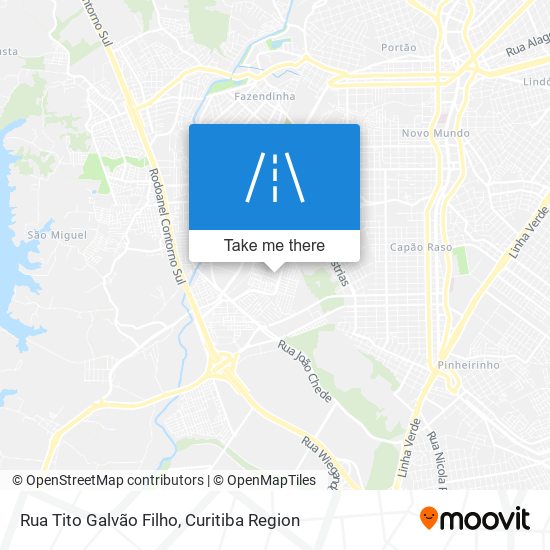 Mapa Rua Tito Galvão Filho