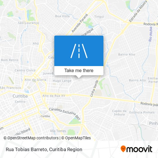 Mapa Rua Tobias Barreto