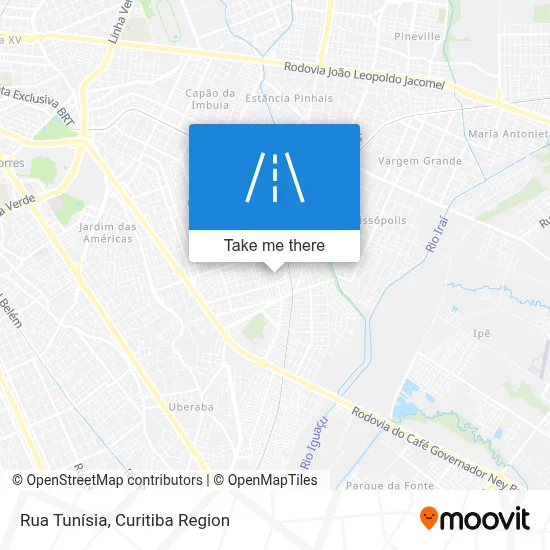 Rua Tunísia map