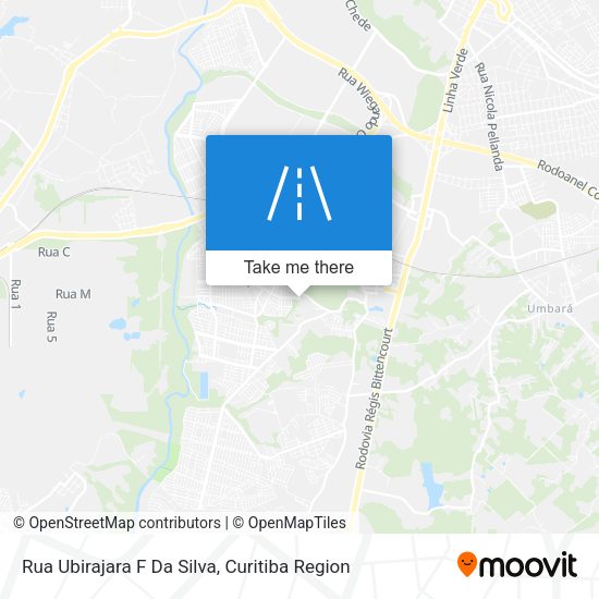 Rua Ubirajara F Da Silva map