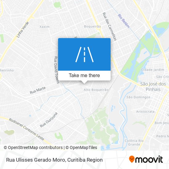 Rua Ulisses Gerado Moro map