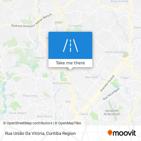 Rua União Da Vitória map