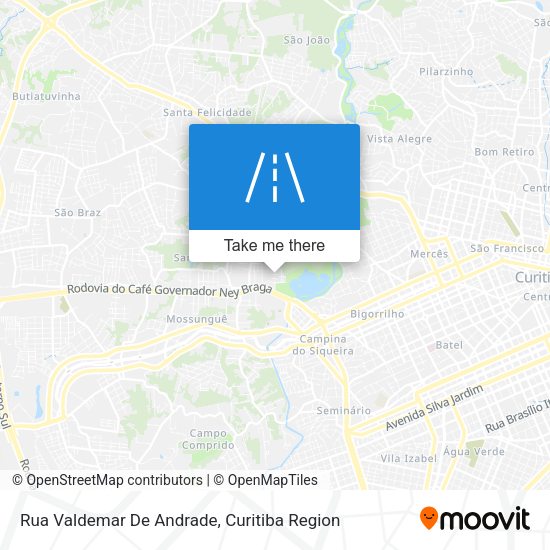 Rua Valdemar De Andrade map