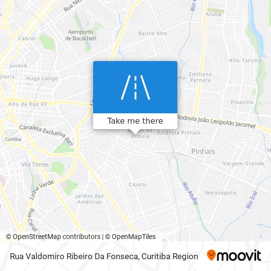 Rua Valdomiro Ribeiro Da Fonseca map
