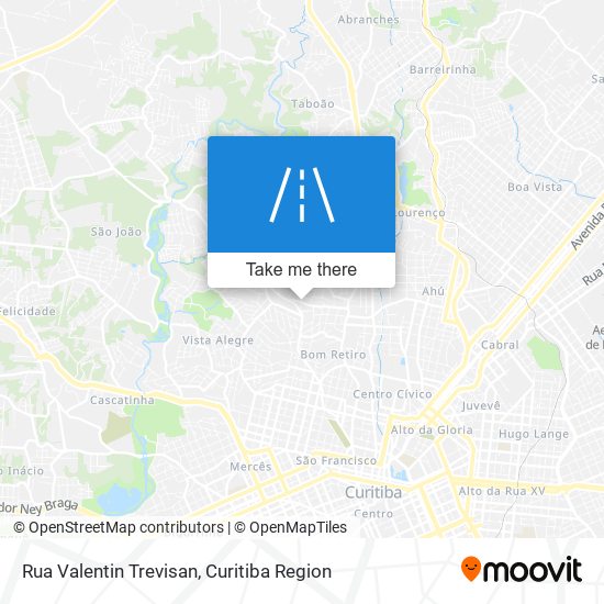 Mapa Rua Valentin Trevisan