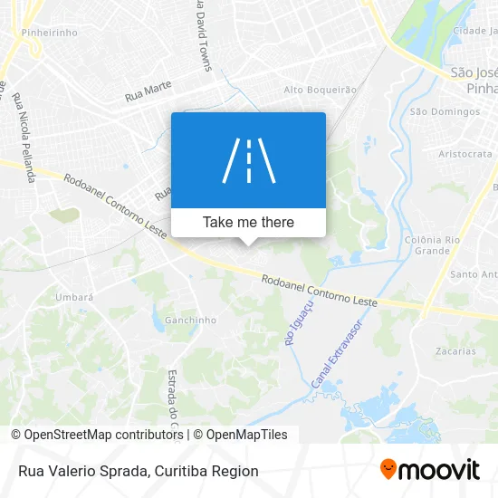 Rua Valerio Sprada map