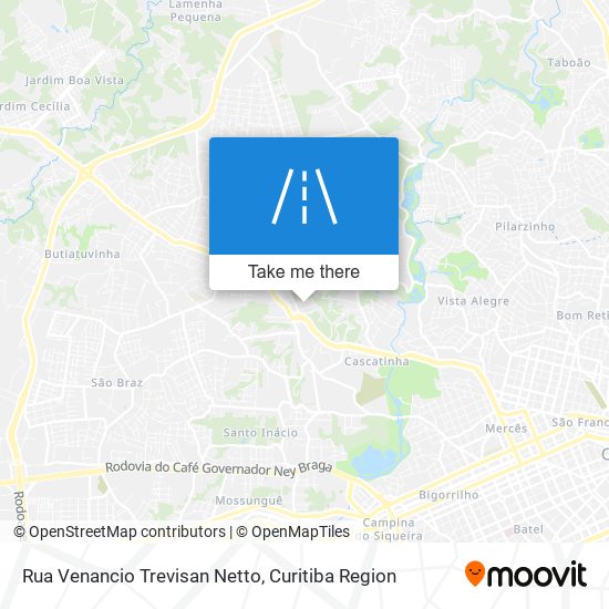 Rua Venancio Trevisan Netto map