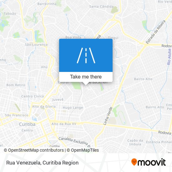 Rua Venezuela map