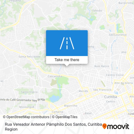 Rua Vereador Antenor Pâmphilo Dos Santos map