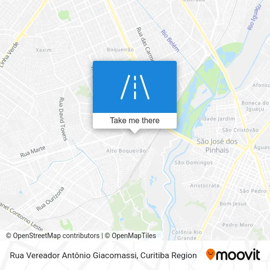 Rua Vereador Antônio Giacomassi map