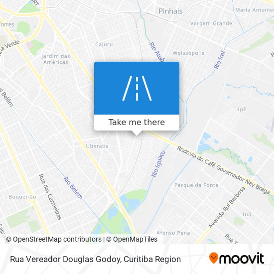 Rua Vereador Douglas Godoy map