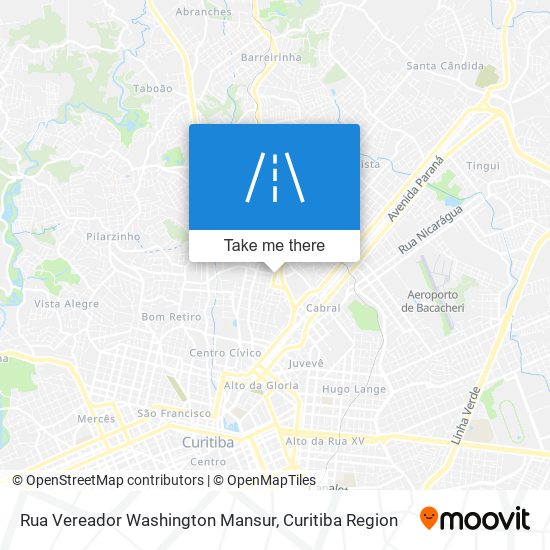 Rua Vereador Washington Mansur map