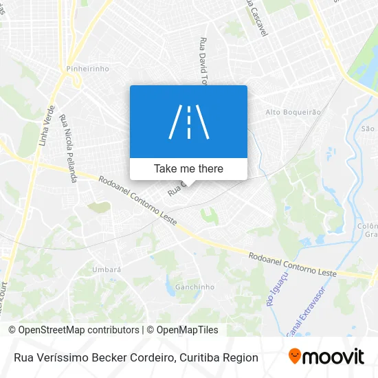 Rua Veríssimo Becker Cordeiro map