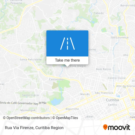 Rua Via Firenze map