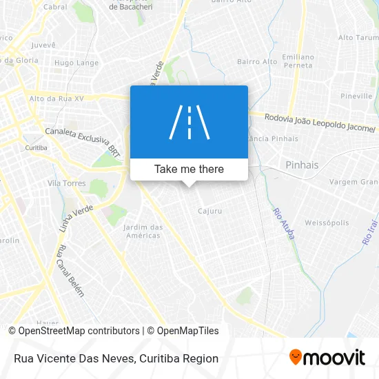 Rua Vicente Das Neves map