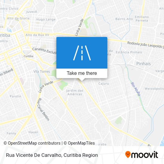 Rua Vicente De Carvalho map