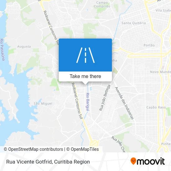 Rua Vicente Gotfrid map