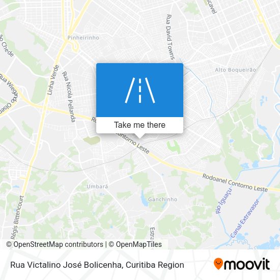 Rua Victalino José Bolicenha map