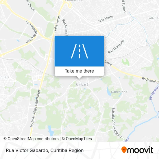 Rua Victor Gabardo map